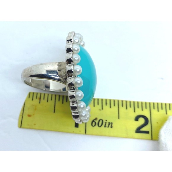 Guess Silver Ring Size7/8 COSTUME JEWELRY, Boho, Western Style - Picture 9 of 9